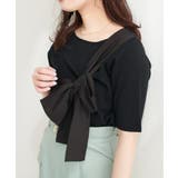 【natural couture】リボン付きニット | NICE CLAUP / OLIVE des OLIVE　OUTLET | 詳細画像16 