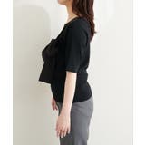 【natural couture】リボン付きニット | NICE CLAUP / OLIVE des OLIVE　OUTLET | 詳細画像19 