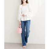 【natural couture】UVカット付きボレロ×ペプラムニットSET | NICE CLAUP / OLIVE des OLIVE　OUTLET | 詳細画像4 