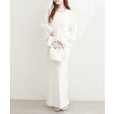 【natural couture】UVカット付きボレロ×ペプラムニットSET | NICE CLAUP / OLIVE des OLIVE　OUTLET | 詳細画像6 