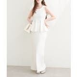 【natural couture】UVカット付きボレロ×ペプラムニットSET | NICE CLAUP / OLIVE des OLIVE　OUTLET | 詳細画像9 
