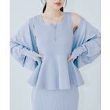 【natural couture】UVカット付きボレロ×ペプラムニットSET | NICE CLAUP / OLIVE des OLIVE　OUTLET | 詳細画像12 