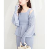 【natural couture】UVカット付きボレロ×ペプラムニットSET | NICE CLAUP / OLIVE des OLIVE　OUTLET | 詳細画像19 