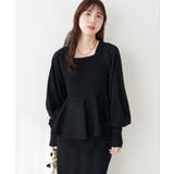 【natural couture】UVカット付きボレロ×ペプラムニットSET | NICE CLAUP / OLIVE des OLIVE　OUTLET | 詳細画像27 