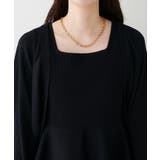 【natural couture】UVカット付きボレロ×ペプラムニットSET | NICE CLAUP / OLIVE des OLIVE　OUTLET | 詳細画像40 