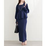 【natural couture】UVカット付きボレロ×ペプラムニットSET | NICE CLAUP / OLIVE des OLIVE　OUTLET | 詳細画像43 