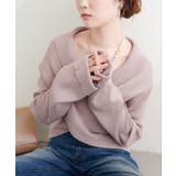 【natural couture】カシュクールフレア袖ニット | NICE CLAUP / OLIVE des OLIVE OUTLET | 詳細画像6