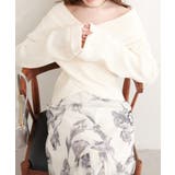 【natural couture】カシュクールフレア袖ニット | NICE CLAUP / OLIVE des OLIVE OUTLET | 詳細画像2
