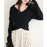 【natural couture】カシュクールフレア袖ニット | NICE CLAUP / OLIVE des OLIVE OUTLET | 詳細画像17