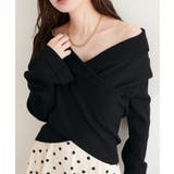 【natural couture】カシュクールフレア袖ニット | NICE CLAUP / OLIVE des OLIVE OUTLET | 詳細画像19