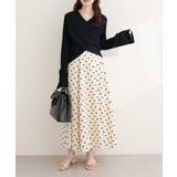 【natural couture】カシュクールフレア袖ニット | NICE CLAUP / OLIVE des OLIVE OUTLET | 詳細画像20
