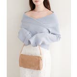 【natural couture】カシュクールフレア袖ニット | NICE CLAUP / OLIVE des OLIVE OUTLET | 詳細画像13