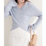 【natural couture】カシュクールフレア袖ニット | NICE CLAUP / OLIVE des OLIVE OUTLET | 詳細画像14