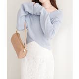 【natural couture】カシュクールフレア袖ニット | NICE CLAUP / OLIVE des OLIVE OUTLET | 詳細画像15