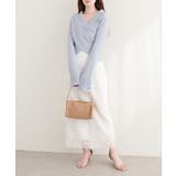 【natural couture】カシュクールフレア袖ニット | NICE CLAUP / OLIVE des OLIVE OUTLET | 詳細画像16