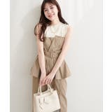 ベージュ | 【natural couture】<mizumami>ニット×ビスチェドッキング… | NICE CLAUP / OLIVE des OLIVE OUTLET