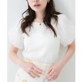 【natural couture】シアーバルーンスリーブトップス | NICE CLAUP / OLIVE des OLIVE　OUTLET | 詳細画像5 