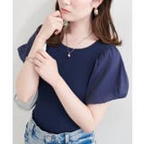 【natural couture】シアーバルーンスリーブトップス | NICE CLAUP / OLIVE des OLIVE　OUTLET | 詳細画像18 
