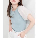 【natural couture】シアーバルーンスリーブトップス | NICE CLAUP / OLIVE des OLIVE　OUTLET | 詳細画像23 