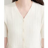 【natural couture】ランダムリブ5分袖ペプラムニットカーディガン | NICE CLAUP / OLIVE des OLIVE OUTLET | 詳細画像23