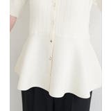 【natural couture】ランダムリブ5分袖ペプラムニットカーディガン | NICE CLAUP / OLIVE des OLIVE OUTLET | 詳細画像24