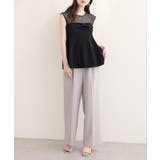 【natural couture】フロントリボンペプラムニット | NICE CLAUP / OLIVE des OLIVE　OUTLET | 詳細画像14 