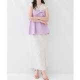 【natural couture】フロントリボンペプラムニット | NICE CLAUP / OLIVE des OLIVE　OUTLET | 詳細画像19 