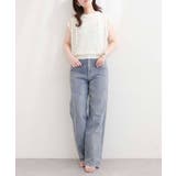 【natural couture】接触冷感レースレイヤードニット | NICE CLAUP / OLIVE des OLIVE OUTLET | 詳細画像4