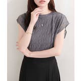 チャコール | 【natural couture】接触冷感レースレイヤードニット | NICE CLAUP / OLIVE des OLIVE OUTLET