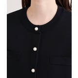 【natural couture】パール釦半袖ニットカーディガン | NICE CLAUP / OLIVE des OLIVE　OUTLET | 詳細画像14 