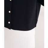 【natural couture】パール釦半袖ニットカーディガン | NICE CLAUP / OLIVE des OLIVE　OUTLET | 詳細画像17 