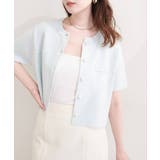 【natural couture】パール釦半袖ニットカーディガン | NICE CLAUP / OLIVE des OLIVE　OUTLET | 詳細画像19 