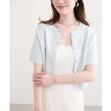 【natural couture】パール釦半袖ニットカーディガン | NICE CLAUP / OLIVE des OLIVE　OUTLET | 詳細画像20 