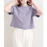 【natural couture】パール釦半袖ニットカーディガン | NICE CLAUP / OLIVE des OLIVE　OUTLET | 詳細画像27 