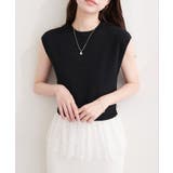 【natural couture】裾レースフレンチスリーブニットプルオーバー | NICE CLAUP / OLIVE des OLIVE　OUTLET | 詳細画像11 