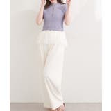 【natural couture】裾レースフレンチスリーブニットプルオーバー | NICE CLAUP / OLIVE des OLIVE　OUTLET | 詳細画像33 