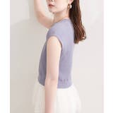 【natural couture】裾レースフレンチスリーブニットプルオーバー | NICE CLAUP / OLIVE des OLIVE　OUTLET | 詳細画像36 