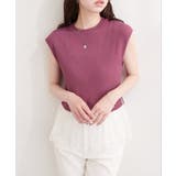【natural couture】裾レースフレンチスリーブニットプルオーバー | NICE CLAUP / OLIVE des OLIVE　OUTLET | 詳細画像42 
