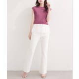 【natural couture】裾レースフレンチスリーブニットプルオーバー | NICE CLAUP / OLIVE des OLIVE　OUTLET | 詳細画像44 