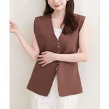 【natural couture】ゴールド釦ニットベスト | NICE CLAUP / OLIVE des OLIVE OUTLET | 詳細画像22