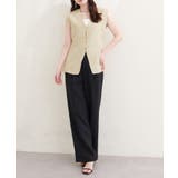 【natural couture】ゴールド釦ニットベスト | NICE CLAUP / OLIVE des OLIVE OUTLET | 詳細画像8