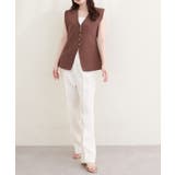 【natural couture】ゴールド釦ニットベスト | NICE CLAUP / OLIVE des OLIVE OUTLET | 詳細画像11