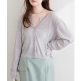 【natural couture】ランダムクレープカットソー2WAYカーデ | NICE CLAUP / OLIVE des OLIVE　OUTLET | 詳細画像1 