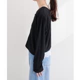 【natural couture】ランダムクレープカットソー2WAYカーデ | NICE CLAUP / OLIVE des OLIVE　OUTLET | 詳細画像13 