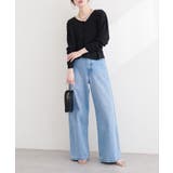 【natural couture】ランダムクレープカットソー2WAYカーデ | NICE CLAUP / OLIVE des OLIVE　OUTLET | 詳細画像18 