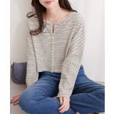 【natural couture】起毛フラッフィー2WAYカーデ | NICE CLAUP / OLIVE des OLIVE　OUTLET | 詳細画像18 