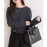 チャコール | 【natural couture】起毛フラッフィー2WAYカーデ | NICE CLAUP / OLIVE des OLIVE　OUTLET