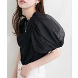 【natural couture】オーガンジーパフスリーブT | NICE CLAUP / OLIVE des OLIVE　OUTLET | 詳細画像18 