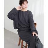 チャコール | 【natural couture】バルーンシルエットプルオーバー | NICE CLAUP / OLIVE des OLIVE　OUTLET