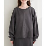 【natural couture】ハーフジップ付きダンボールプルオーハ… | NICE CLAUP / OLIVE des OLIVE　OUTLET | 詳細画像8 